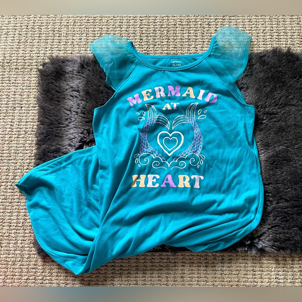 Girls Carters Mermaid Nightie ( 12-14 years ) - Picture 1 of 2